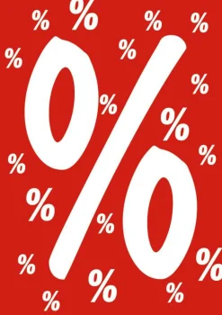Affiche “%”-DecoWoerner Discount