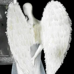 Ailes D'ange hes En Plumes, Long. 120 Cm-DecoWoerner Online