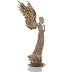 Ange Décatif En Métal Dé D'époque, 28 Cm-DecoWoerner Hot