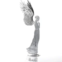 Ange En Métal Décoratif Aspect Feuille D', 54 Cm-DecoWoerner New
