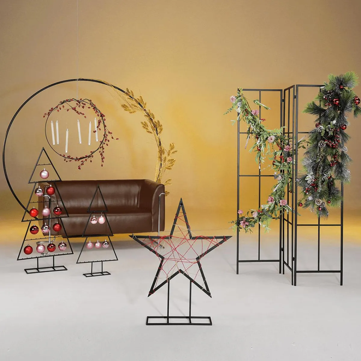 Anneau Déco En Métal, Ø 80 Cm-DecoWoerner Best