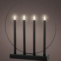 Anneau Décoratif Avec Bougies LED 45 Cm-DecoWoerner Discount