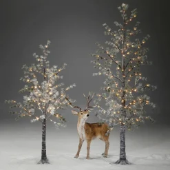 Arbre à LED Blanc Chaud 210 Cm-DecoWoerner Clearance