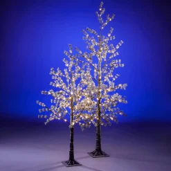 Arbre à LED Blanc Chaud 210 Cm-DecoWoerner Clearance