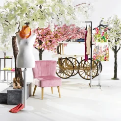 Arbre De Cerisiers Artificiel, 220 Cm,-DecoWoerner