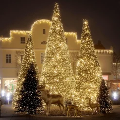 Arbre Géant Avec LED Chaud, Extérieur, 1140 Cm-DecoWoerner Discount