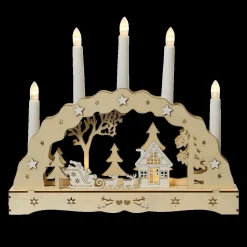 Arc De Lumière LED Bougies 33 Cm-DecoWoerner
