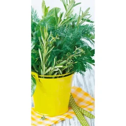 Bannière En Tissu Difficilement Inflammable "Pot D'herbes" En Tissu Pour Drapeau 100 X 200 Cm-DecoWoerner Online