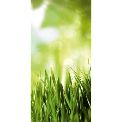 Bannière En Tissu Ignifugé "herbe De Printemps" En Tissu Pour Drapeau 100 X 200 Cm-DecoWoerner New