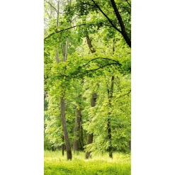 Bannière En Tissu Ignifugé "Forêt De Printemps" En Tissu Pour Drapeau 100 X 200 Cm-DecoWoerner Online