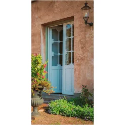 Bannière En Tissu Ignifugé "porte Méditerranéenne Clair" En Tissu Pour Drapeau 100 X 200 Cm-DecoWoerner Sale