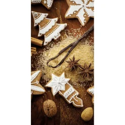 Bannière En Tissu Ignifugé "Pain D'épices Et épices" En Tissu Pour Drapeau 100 X 200 Cm-DecoWoerner Online