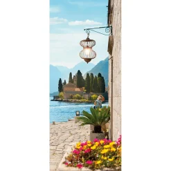 Bannière En Tissu Ignifugé "Vue Sur Le Monastère" En Tissu Pour Drapeau 75 X 180 Cm-DecoWoerner Clearance