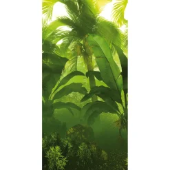 Bannière En Tissu Ignifugé "Jungle" En Tissu Pour Drapeau 100 X 200 Cm-DecoWoerner New