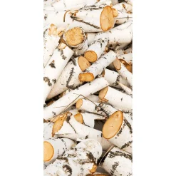 Bannière En Tissu Ignifugé "troncs De Bouleau s" En Tissu Pour Drapeau 100 X 200 Cm-DecoWoerner Outlet