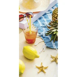 Bannière En Tissu Ignifugé Plage Cocktail 100 X 200 Cm-DecoWoerner Discount