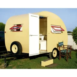 Bannière XXL "Caravane Rétro " En Bâche De Camion Difficilement Inflammable 250 X 330 Cm-DecoWoerner Online