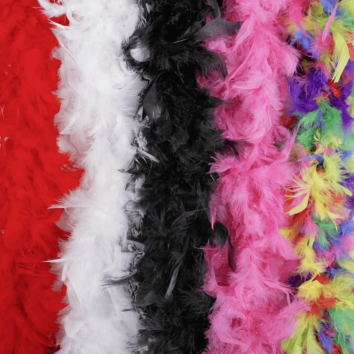 Boa En Plumes, Coloré, 180 Cm-DecoWoerner Online