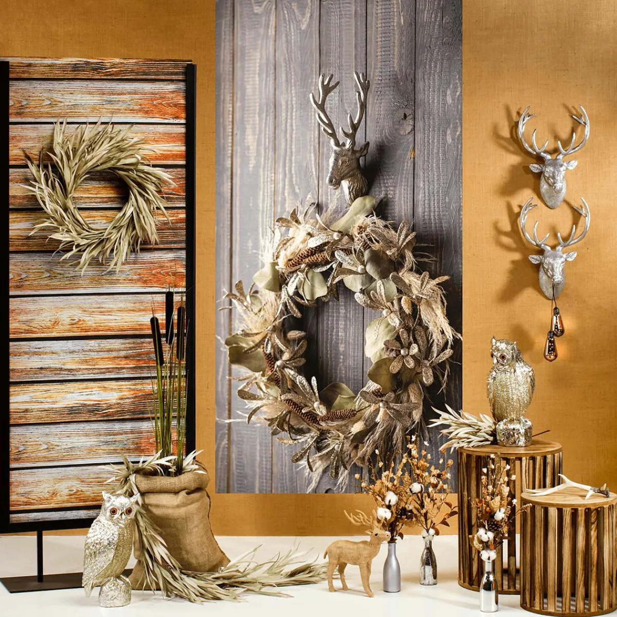 Bois De Cerf Décoratifs 32 X 9 X 19 Cm Marron (L X L X H)-DecoWoerner New