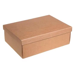 Boîte Cadeau Brune 38 X 26 X 13 Cm 10 Pces-DecoWoerner Online