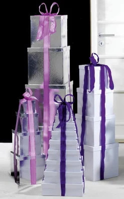 Boîte Cadeau En Carton, he, Lot De 4-DecoWoerner Discount