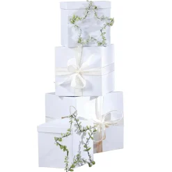 Boîte Cadeau En Carton, he, Lot De 4-DecoWoerner Discount