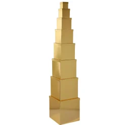 Boîte Cadeau En Carton Majestic Métallique, , 8 Pces-DecoWoerner Sale