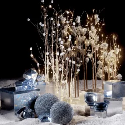 Boîte Cadeau En Carton Majestic Métallique, , 8 Pces-DecoWoerner Outlet