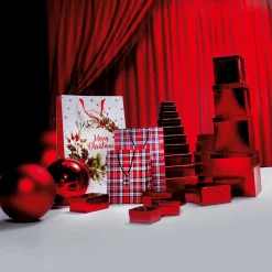 Boîte Cadeau En Carton Metallic, Argent, 5 Pces-DecoWoerner New