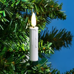 Bougies Décoratives LED Crème/ Chaud 10 Cm-DecoWoerner New