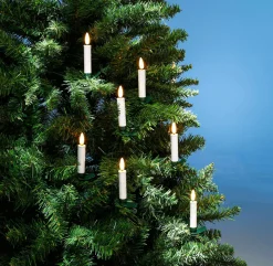 Bougies Décoratives LED Crème/ Chaud 10 Cm-DecoWoerner New
