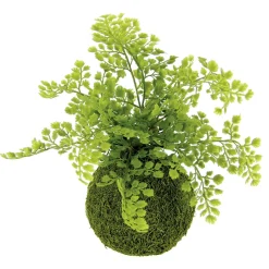 Boule De Mousse Artificielle Avec Fougère 30 Cm-DecoWoerner Clearance