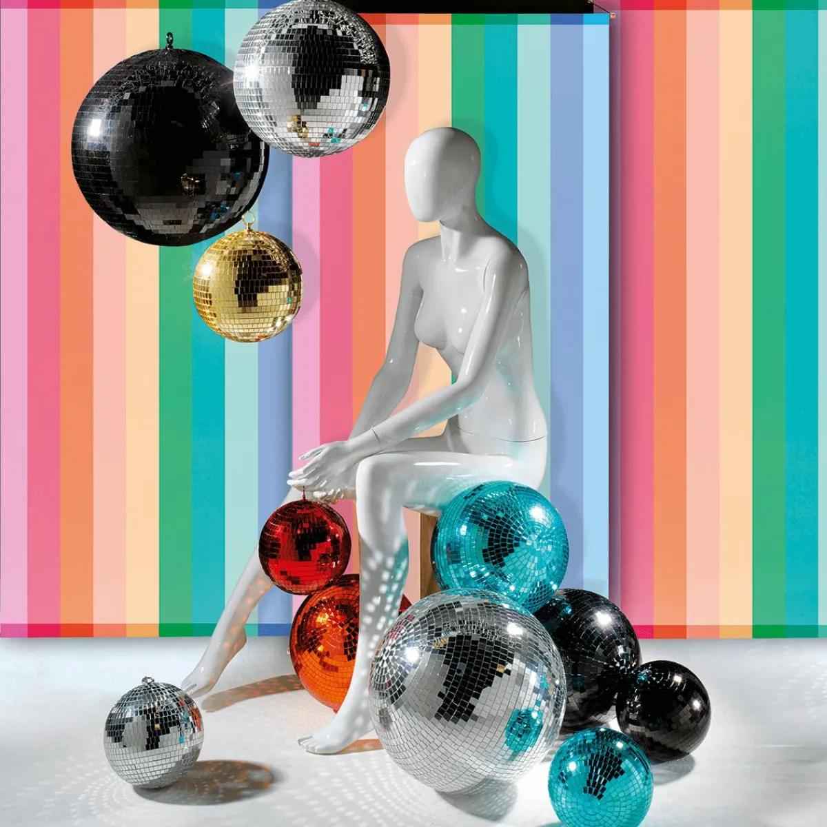 Boule Disco ée, Ø 40 Cm-DecoWoerner Clearance