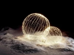 Boule Lumineuse à LED Pour L'ext., LED Chaude - Blanc, Ø 80 Cm-DecoWoerner Online