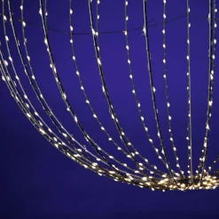 Boule Lumineuse à LED Pour L'ext., LED Chaude - Blanc, Ø 80 Cm-DecoWoerner Online