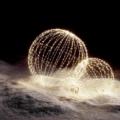 Boule Lumineuse à LED Pour L'ext., LED Chaude - Blanc, Ø 30 Cm-DecoWoerner Hot