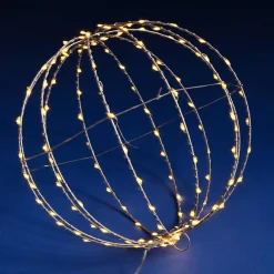 Boule Lumineuse à LED Pour L'ext., LED Chaude - Blanc, Ø 30 Cm-DecoWoerner Hot