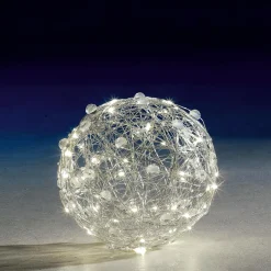 Boule Lumineuse En Fil De Fer LED Ø 25 Cm-DecoWoerner Sale