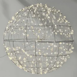 Boule Lumineuse En Fil De Fer LED Ø 60 Cm-DecoWoerner