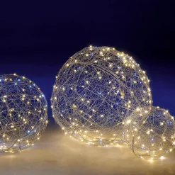 Boule Lumineuse LED Clignotante Chaude, Ø 45 Cm-DecoWoerner Outlet