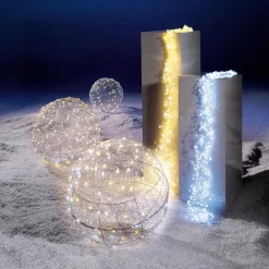 Boule Lumineuse LED Clignotante Chaude, Ø 45 Cm-DecoWoerner Outlet