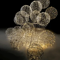 Boule Lumineuse LED Clignotante Chaude, Ø 60 Cm-DecoWoerner Discount