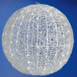 Boule Lumineuse LED En Fibres Acryliques, Ø 50 Cm-DecoWoerner Outlet