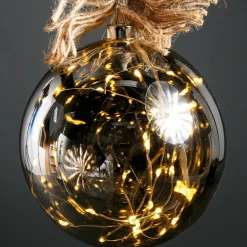 Boule Micro-LED à Pile, Ø 14 Cm-DecoWoerner Online