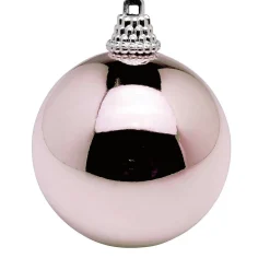 Boules De Noël Brillantes Et Poudreuses En Plastique, 6 Cm Ø - 24 Pièces-DecoWoerner Hot