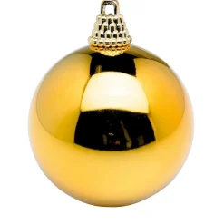 Boules De Noël Brillantes En Plastique Dé Foncé, Ø 6 Cm - 24 Pièces-DecoWoerner Discount