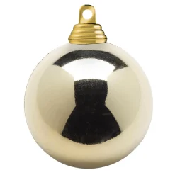 Boules De Noël Dées Et Brillantes En Plastique Difficilement Inflammable, 6 Cm Ø - 24 Pièces-DecoWoerner Hot