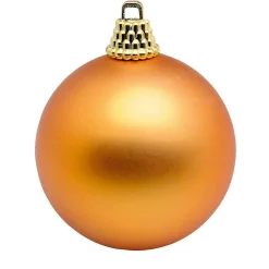 Boules De Noël En Plastique Cuivre Mat-DecoWoerner Outlet