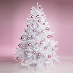 Boules De Noël En Plastique Difficilement Inflammable Mat-DecoWoerner Clearance