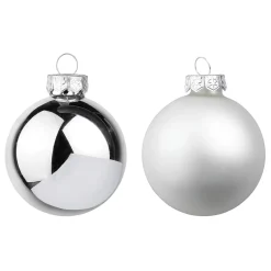 Boules De Noël En Verre é 6 Cm Ø - 24 Pièces-DecoWoerner Sale